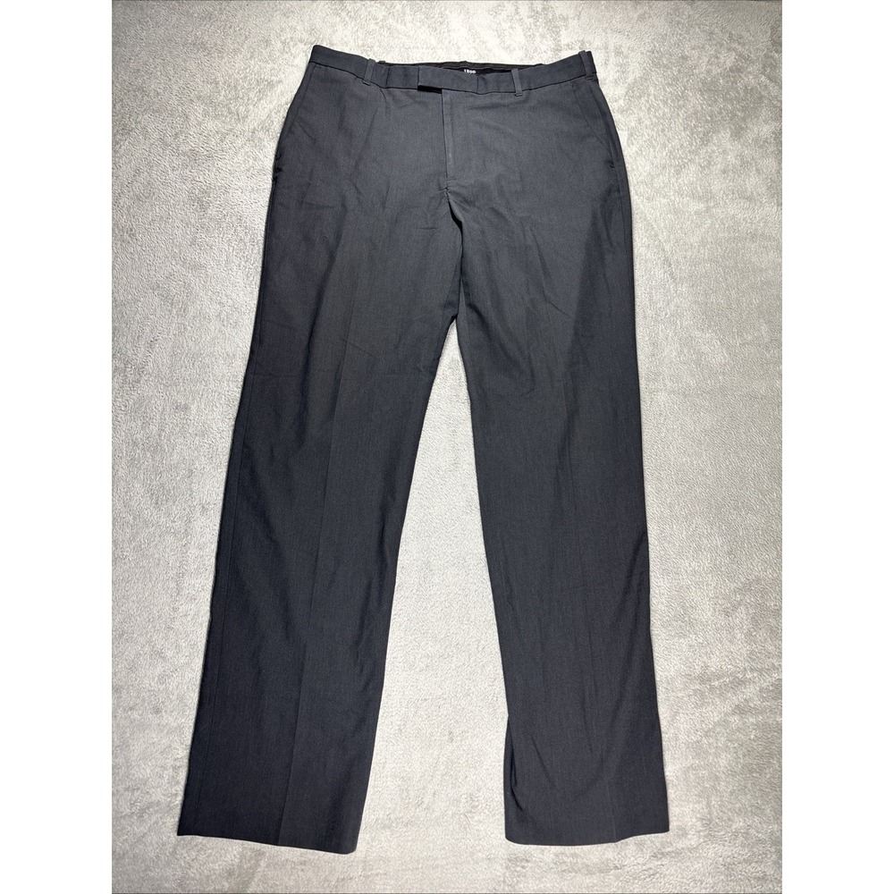 IZOD PerformX Men's Golf Pants Polyester Flat Front Dark Gray Size 36x34